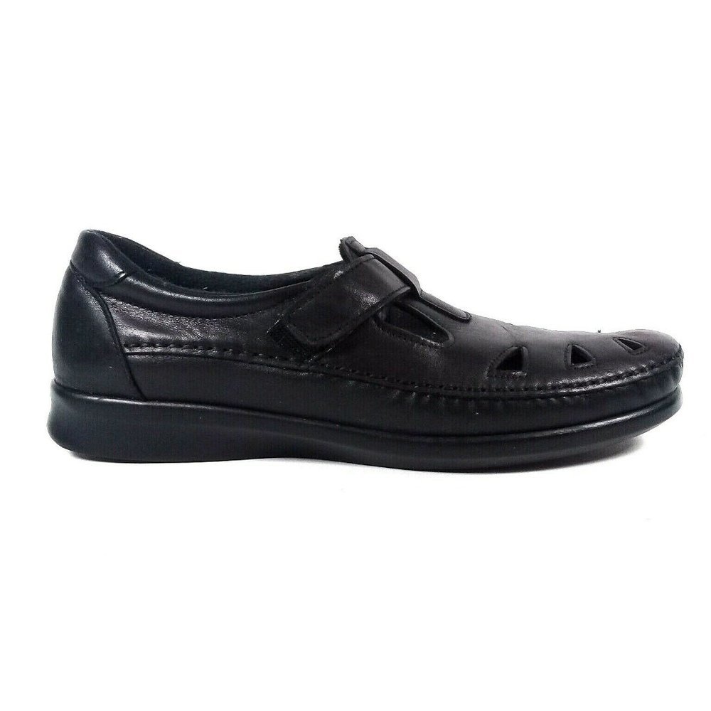 SAS Women's Roamer T-Strap Leather Slip-on Loafer